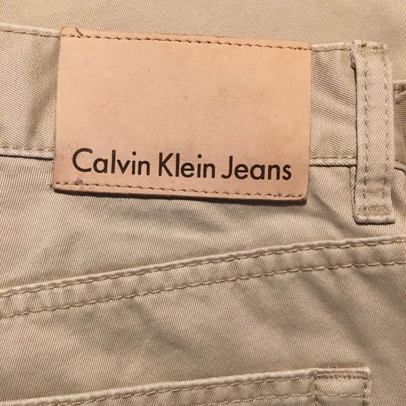 *Calvin Klein Jeans* Men’s light khaki jeans. Size 34 - Picture 2 of 7